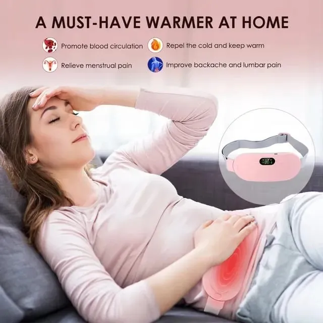 Heating Pad Women Period Pain Cramp Relief Belt | Electric Massager Machine For Women - Image 10