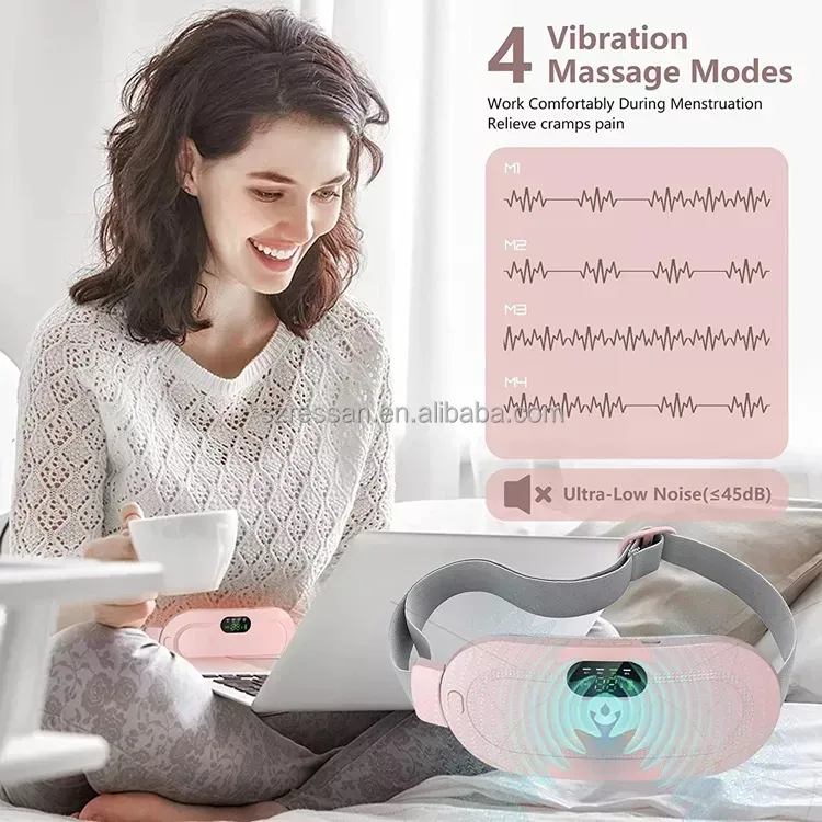 Heating Pad Women Period Pain Cramp Relief Belt | Electric Massager Machine For Women - Image 9